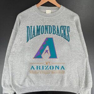 1998 Arizona Diamondbacks ash sweatshirt shirt grey